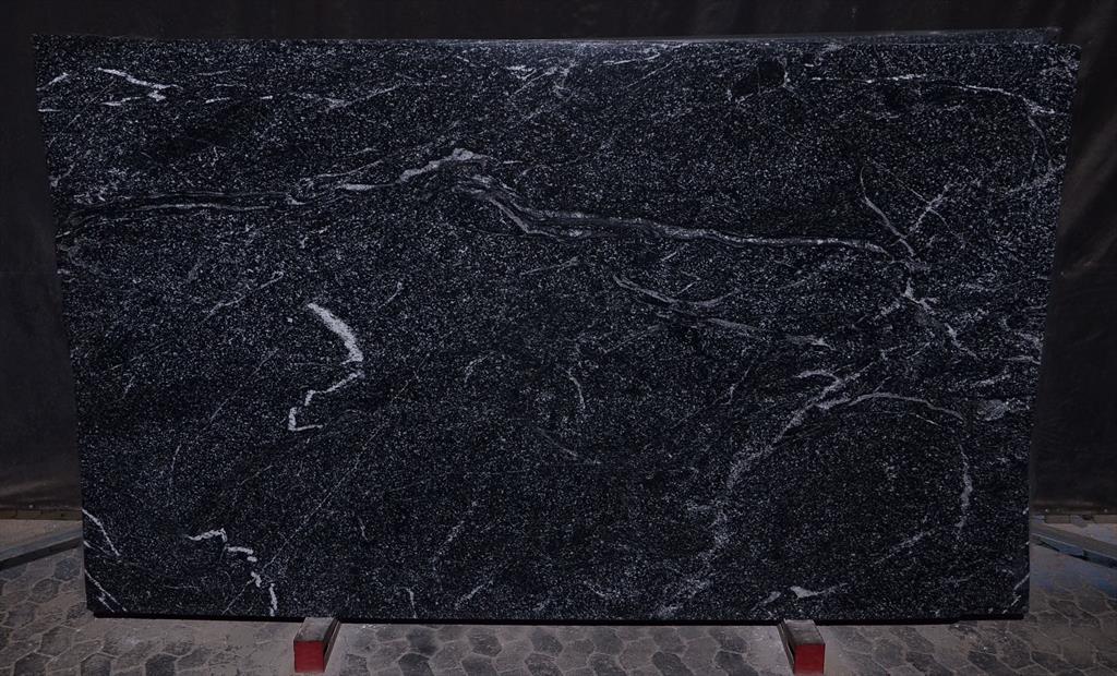 Black Infinity - #131 - Granite & Quartzite - 129″x80″ - Black