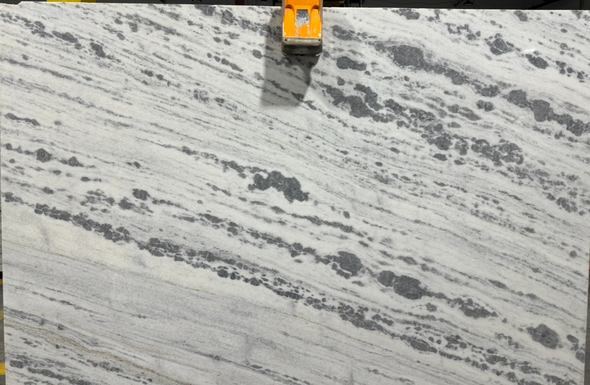 Ice White 1838 - Granite & Quartzite - 127″ x 78″ - White