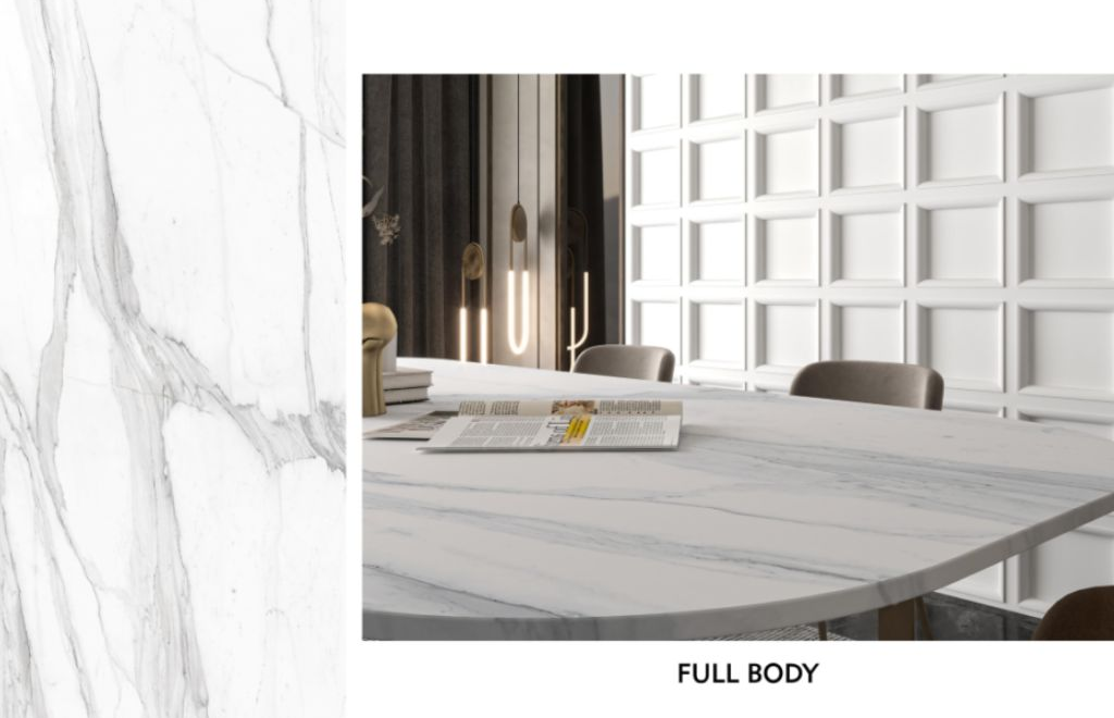 Tuscany White - Sintered Stone - 126'x63' - White Grey