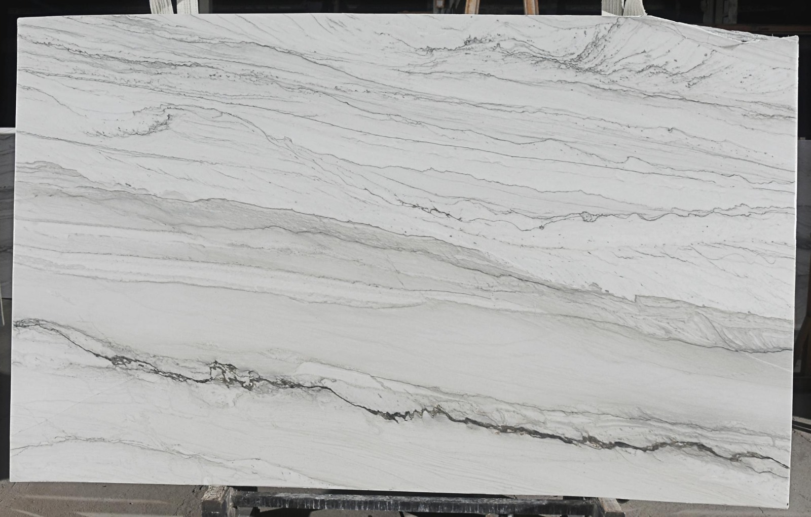 Infinity White -#1005554 - Granite & Quartzite - 129'x79' - White Grey Green
