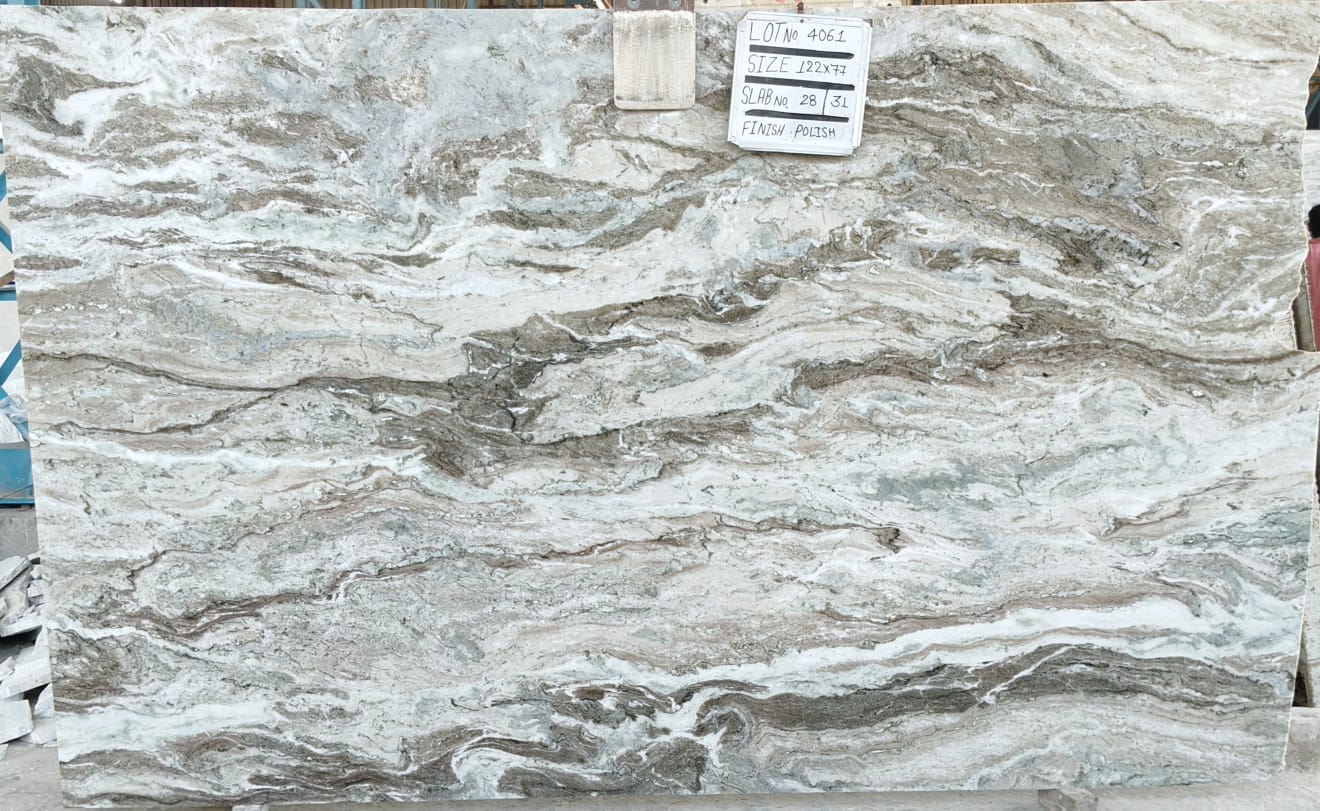 Fantasy Brown 4061 - Granite & Quartzite - 122″×77″ - Brown