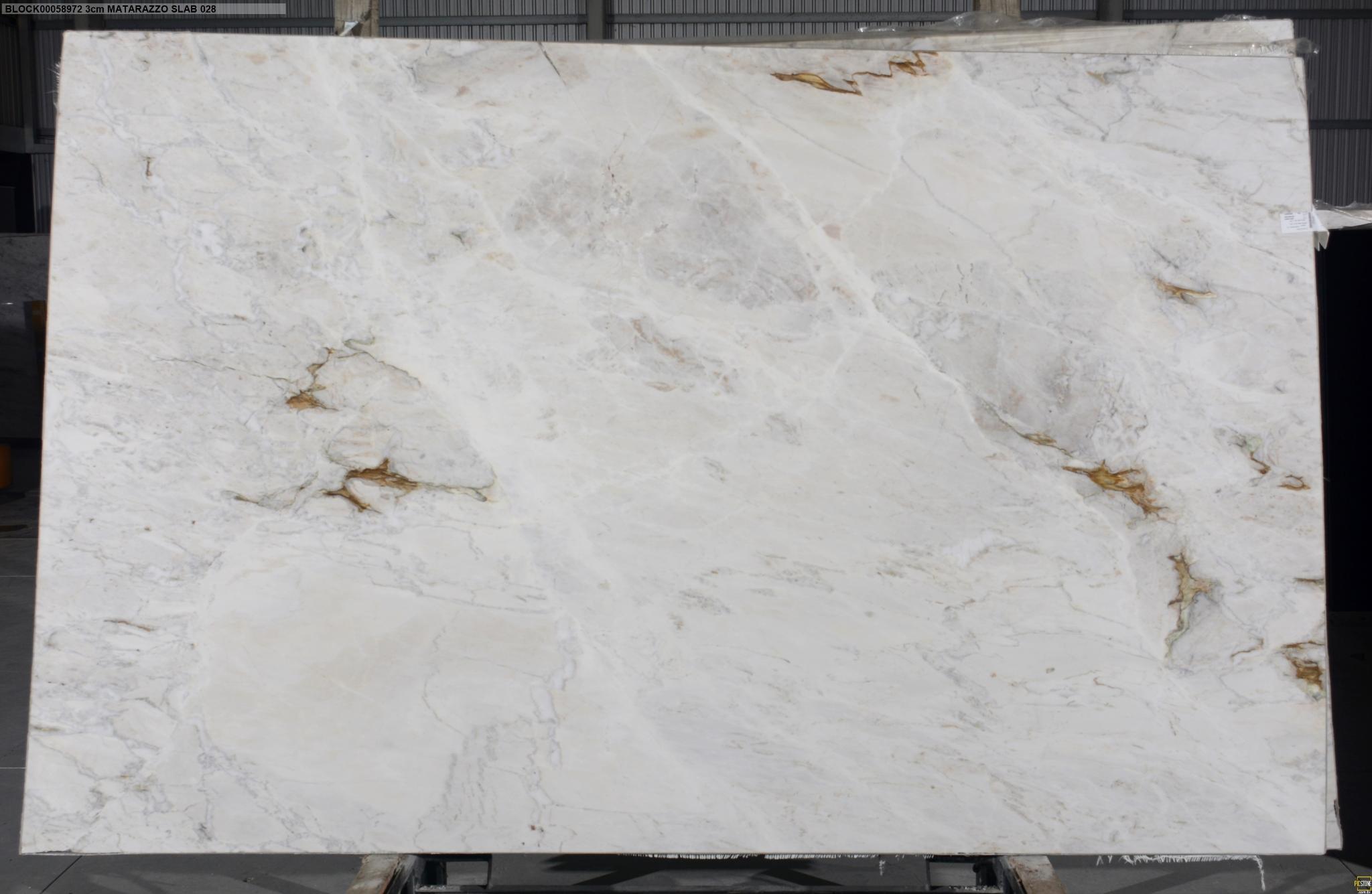 Matarazzo - Granite & Quartzite - 126'x79' - white , Gold